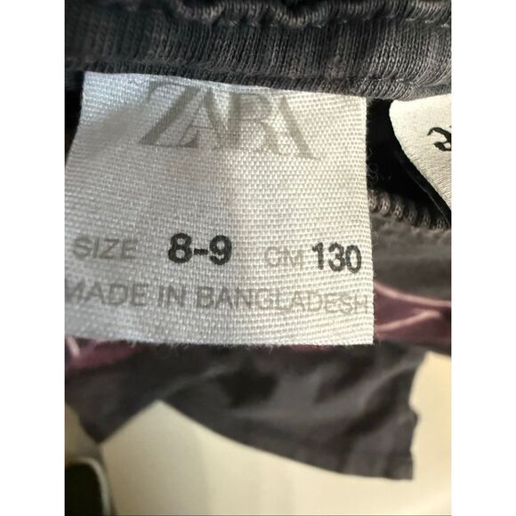 Zara Girls Ariana Grande Sweetener World Tour Graphic T-Shirt Gray Pink Size 8-9 - Picture 6 of 11